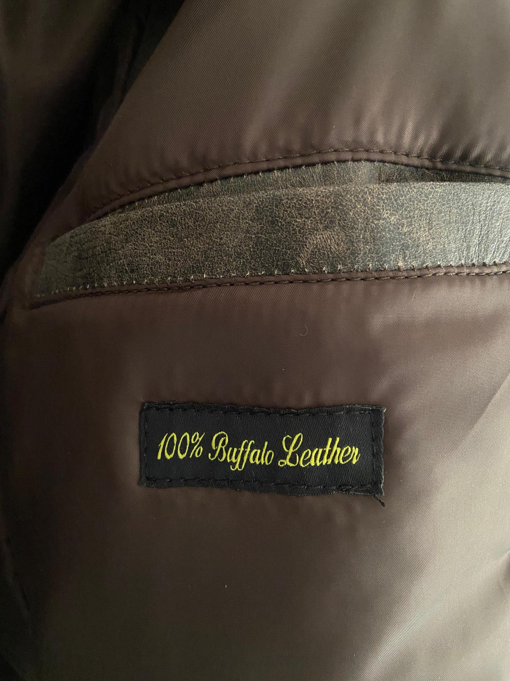 Women’s Brown Leather Bomber Jacket – High Collar Vintage Style