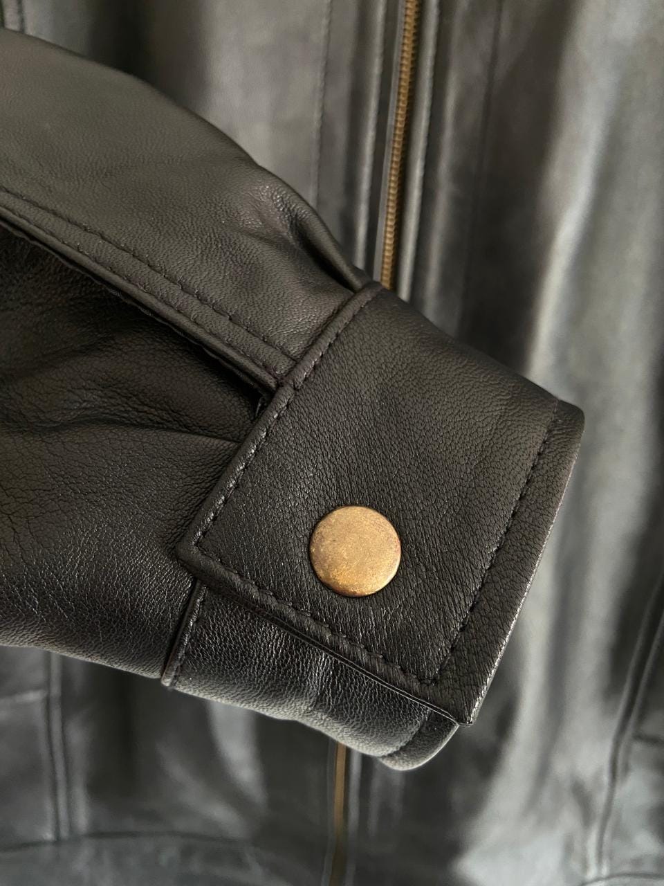 Men's Black Sheep Leather Jacket | Handmade Minimalist Outerwear